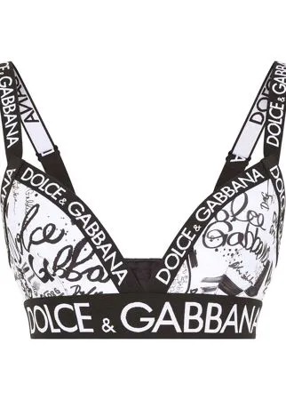 Dolce & Gabbana бюстгальтер с логотипом