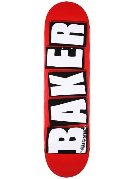 Дека для скейтборда BAKER Brand Logo Deck White 8.25дюйм