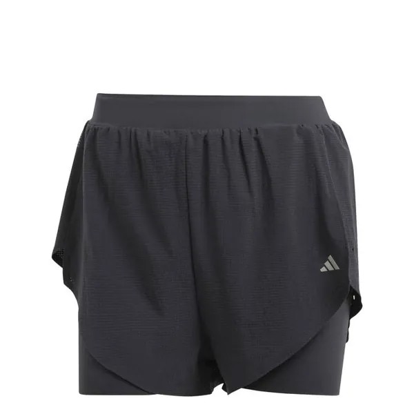 Тренировочные брюки heat.rdy hiit шорты 2-в-1 Adidas Performance, черный