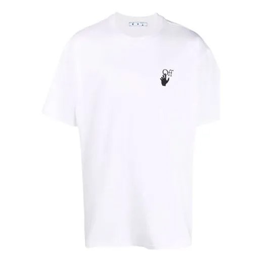 Футболка Men's OFF-WHITE FW21 White Arrow Short Sleeve Loose Fit White T-Shirt, белый