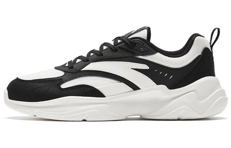 Кроссовки ANTA Chaobai Gz Lifestyle Shoes Women's Low-top, черный/белый