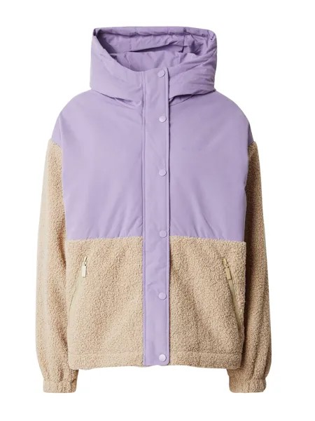 Межсезонная куртка Mazine Laine, песочный/светло-фиолетовый