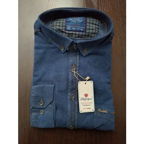 Рубашка Castelli, размер 5XL, синий