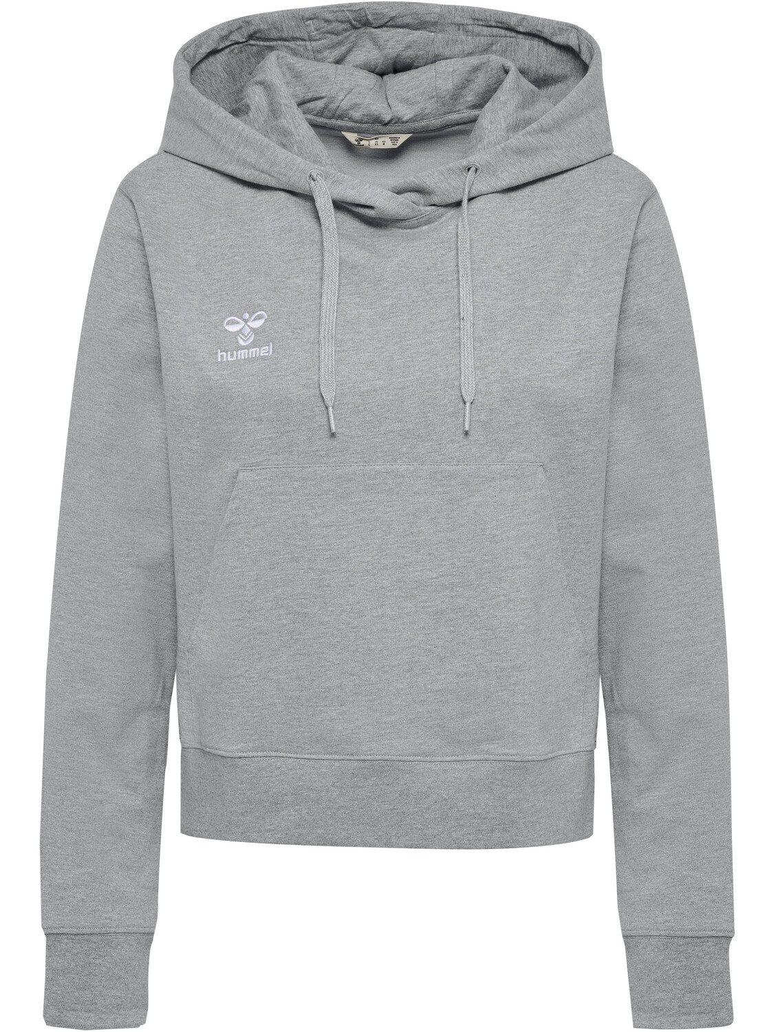 Толстовка Hummel Hoodie Hmlgo 2.0 Hoodie Woman, серый меланж
