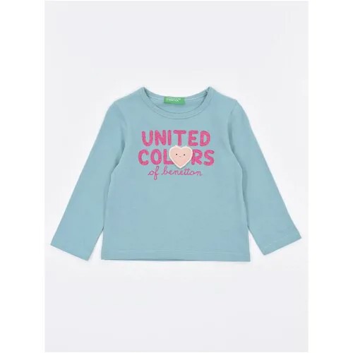 Лонгслив United Colors of Benetton для девочек 22A-3ATNG105X-33U-82
