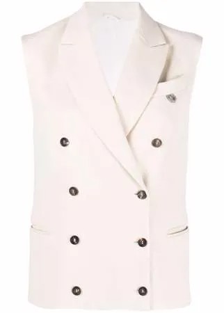 Brunello Cucinelli двубортный жилет