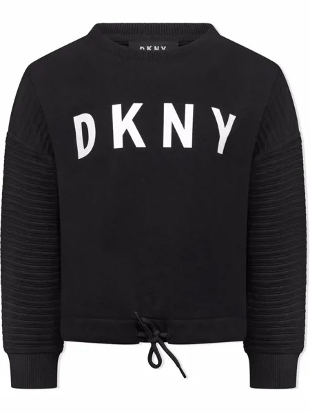 Dkny Kids толстовка с логотипом