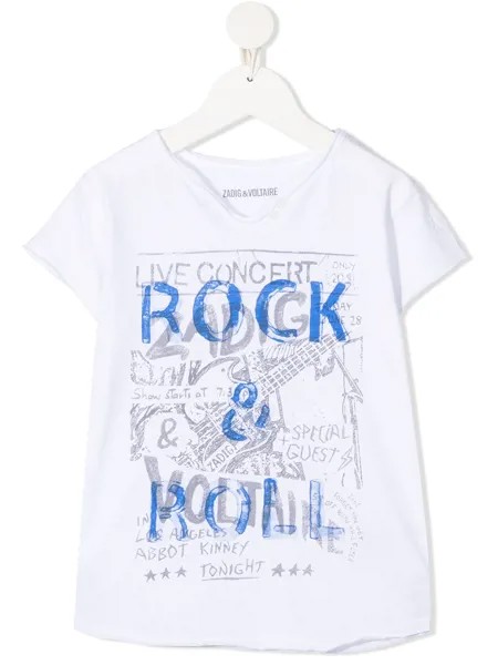 Zadig & Voltaire Kids футболка Rock & Roll