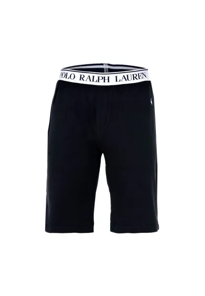 Брюки спортивные мужские - JOGGER-SLEEP-BOTTOM, брюки для сна, длинные, однотонные RALPH LAUREN, черный