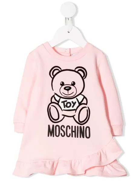 Moschino Kids платье Teddy Bear