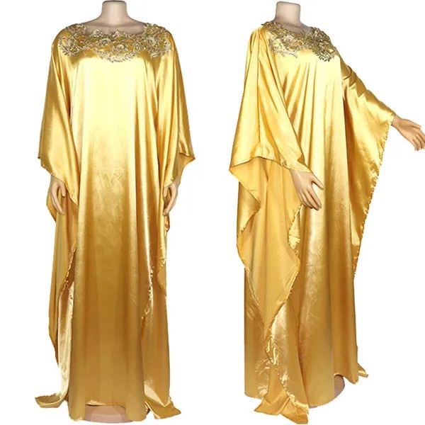 Африканская абайя Дашики, женское мусульманское Макси-платье, марокканский кафтан, вечернее платье, индийское платье для женщин