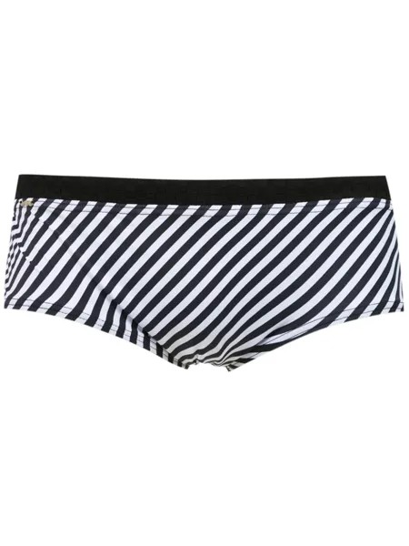 Amir Slama striped swim briefs, черный