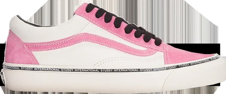 Кеды Vans Stussy x Old Skool LX Rose, розовый