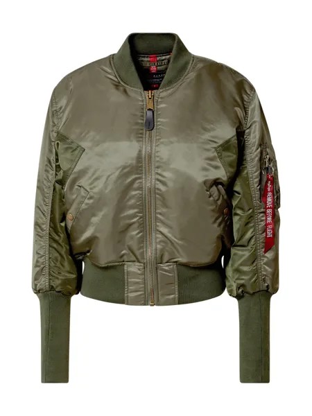 Межсезонная куртка ALPHA INDUSTRIES, оливковый