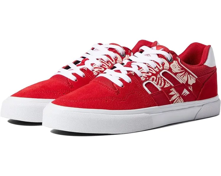 Кроссовки Emerica Tilt G6 Vulc, цвет Aloha Red/White