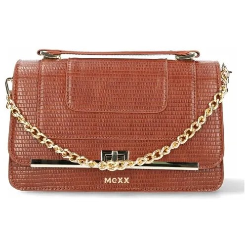 Сумка женская MEXX Flapover crossbody bag; цвет Brown