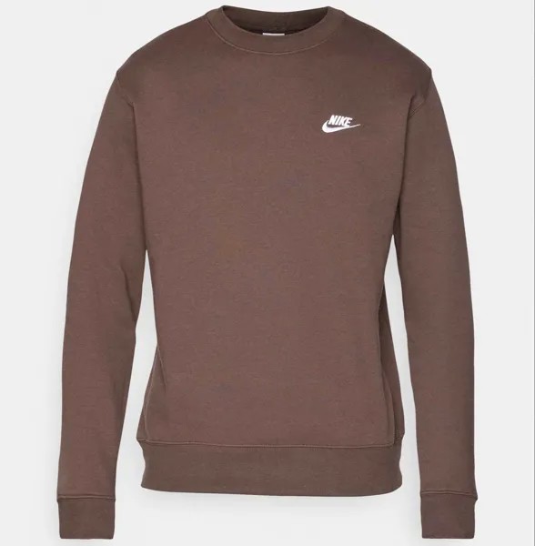 Толстовка Nike Sportswear Club Crew Unisex, коричневый