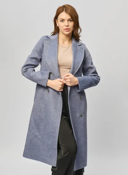Пальто женское GallaLady 63255 синее 50 RU