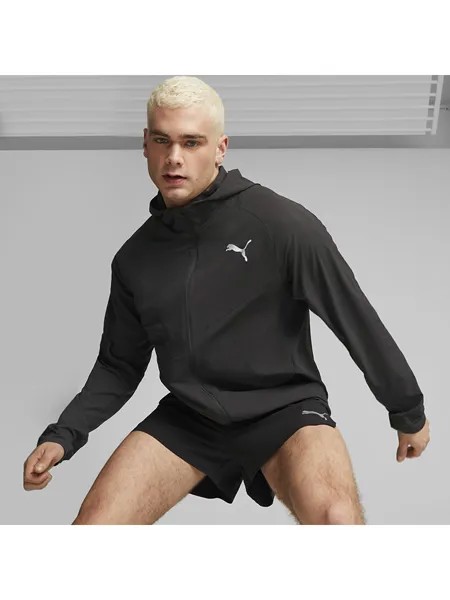 Спортивная куртка Puma Run Ultraweave, черный