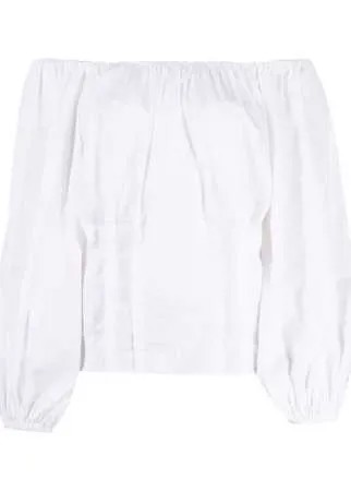 Federica Tosi поплиновая блузка с открытыми плечами