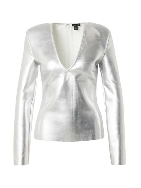 Лонгслив Karen Millen, серебряный