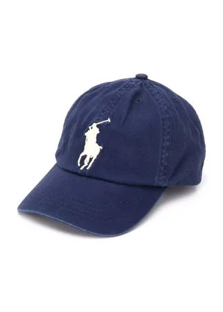 Ralph Lauren Kids кепка с вышитым логотипом