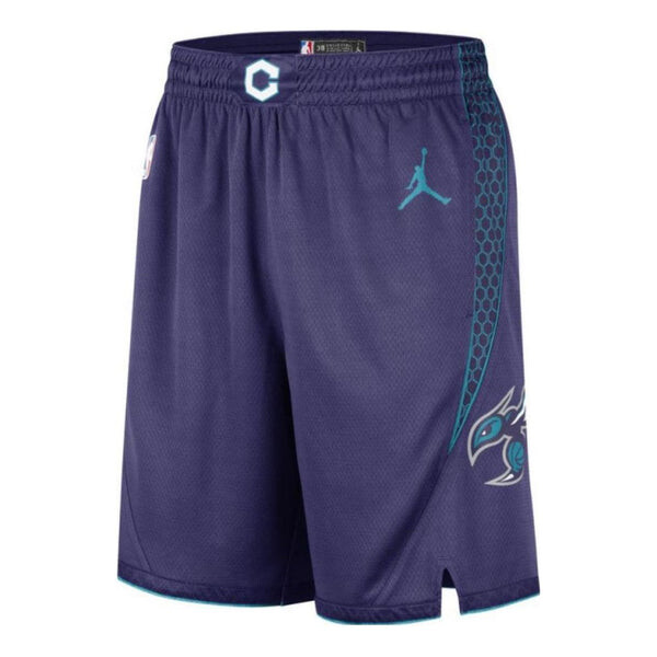 Шорты charlotte hornets nba шорты Air Jordan, фиолетовый