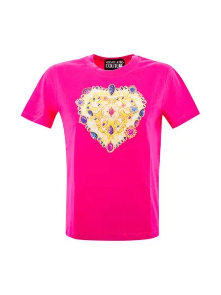 Футболка стандартного кроя Versace Jeans Couture, золотой