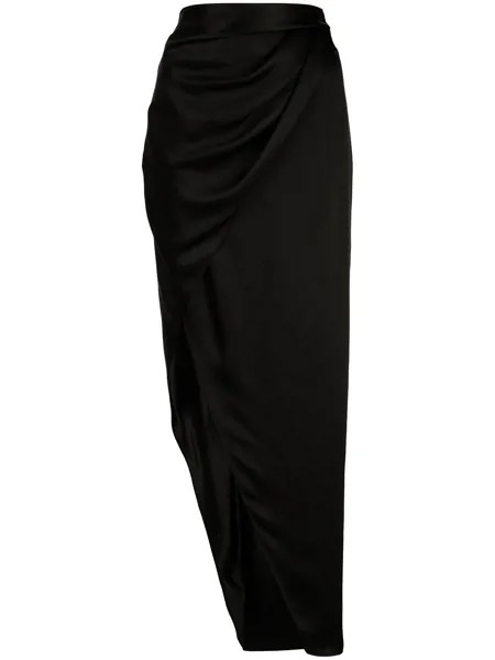 Michelle Mason шелковая юбка с запахом