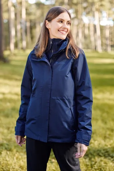 Куртка Fell 3 в 1, водостойкий дождевик Mountain Warehouse, синий