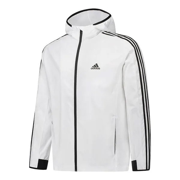 Куртка adidas Men's Sport Woven Windbreaker Jacket White, белый