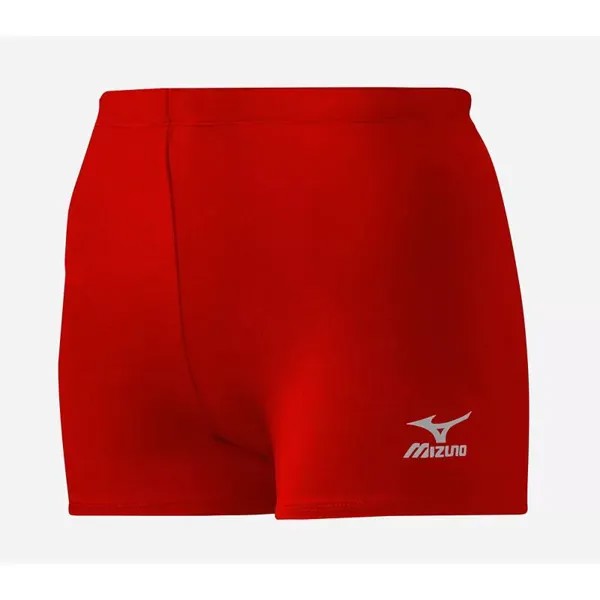 Волейбольные шорты Mizuno Core с плоской передней частью Vortex Hybrid 3,5 дюйма, красный