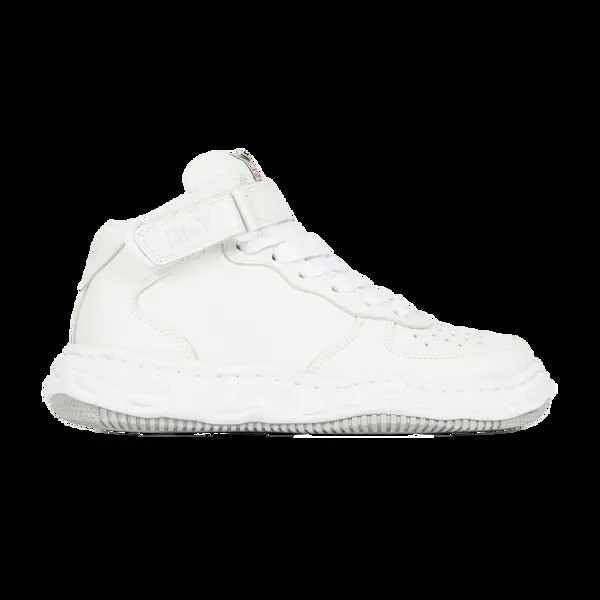 Кроссовки Maison Mihara Yasuhiro Wayne OG Sole Leather High 'White', белый