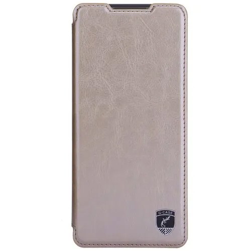 Чехол-книжка G-Case Slim Premium для Xiaomi Redmi Note 10 Pro / Note 10 Pro Max шампань