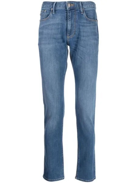 Emporio Armani узкие джинсы, синий