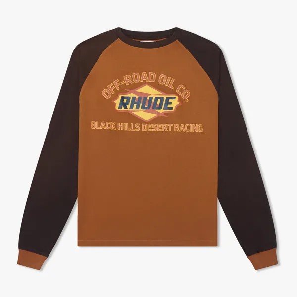 Лонгслив Rhude Black Hills, коричневый