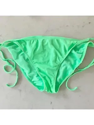 XHILARATION Женские купальники бикини с зеленым галстуком Нижняя часть XL