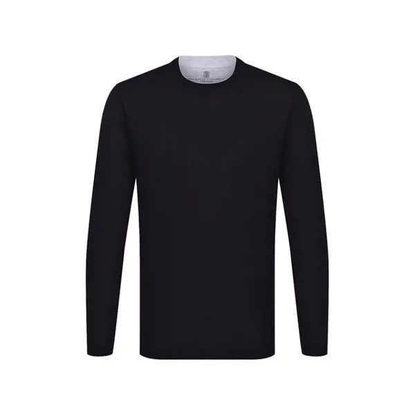 Хлопковый лонгслив Brunello Cucinelli