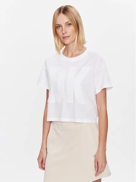 Футболка классического кроя Dkny Sport, белый
