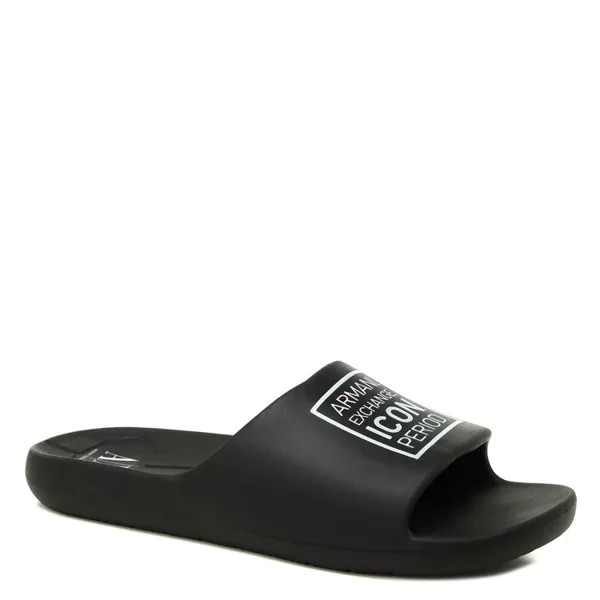 Шлепанцы мужские Armani Exchange XUP012 черные 44 EU