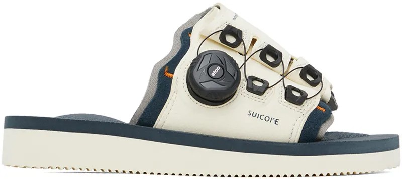 Сандалии Off-White & Navy LETA-ab Suicoke