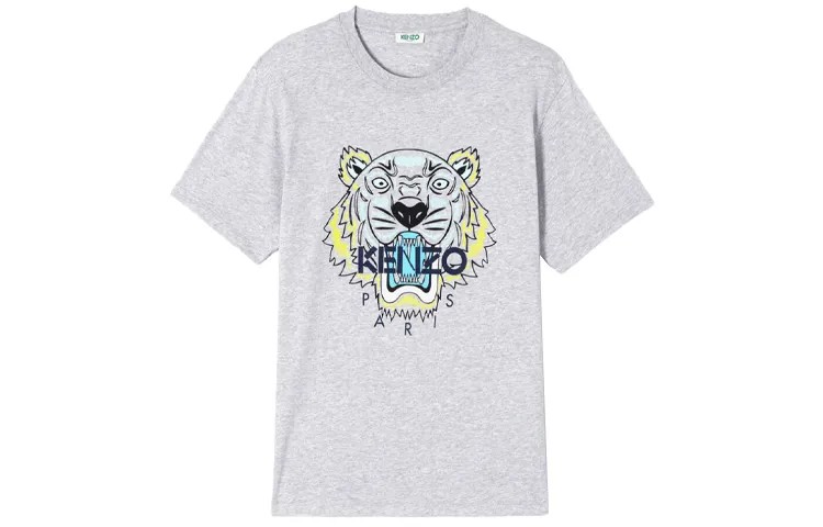 Футболка мужская светло-серая Kenzo, серый