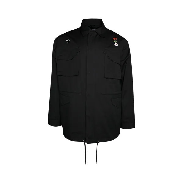 Куртка в стиле милитари Fred Perry x Raf Simons, черная