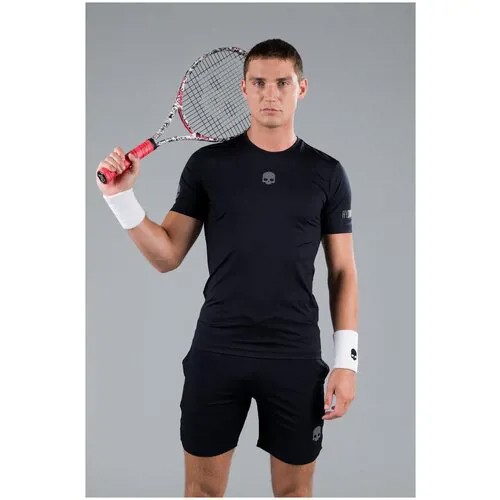 HYDROGEN Мужская теннисная футболка HYDROGEN BASIC TECH TEE (T00512-007)/XS