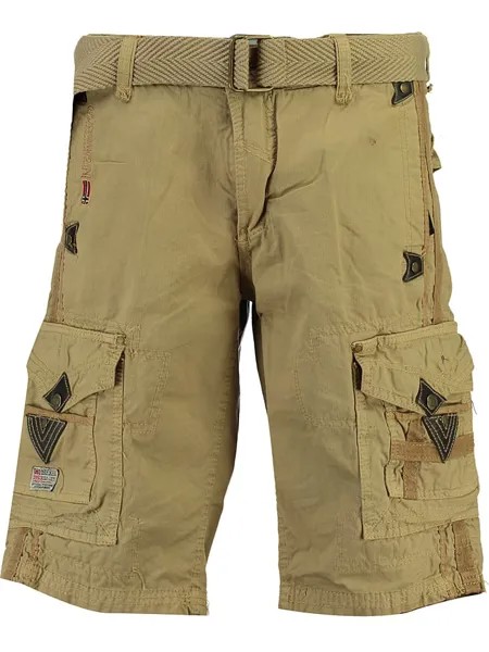 Тканевые шорты Geographical Norway, бежевый