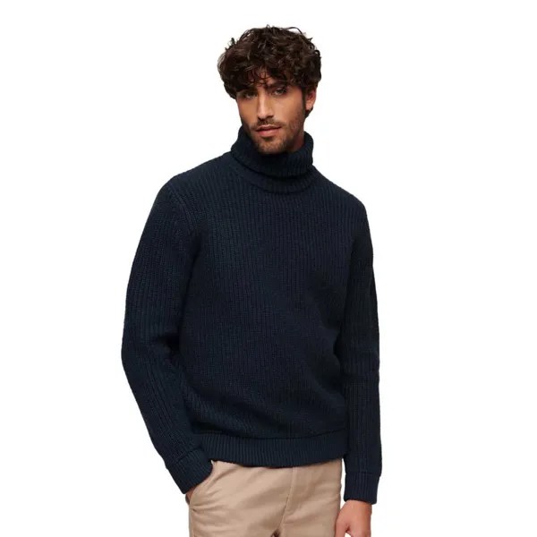 Свитер Superdry Merchant Textured Roll Neck, черный