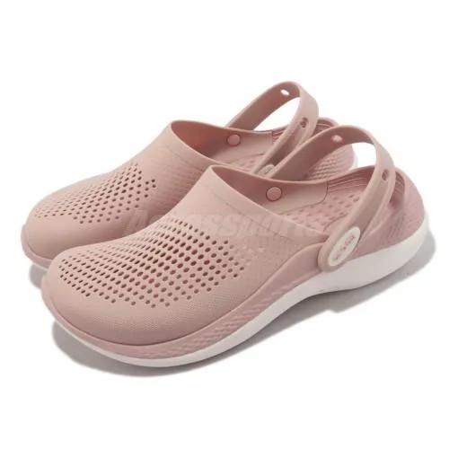 Мужские повседневные сандалии унисекс Crocs Literide 360 Clog Pink Clay White 206708-6VW