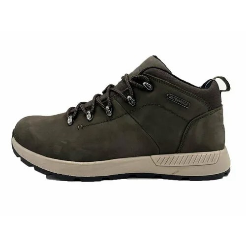 Ботинки броги Lee Cooper, размер 44, оливковый