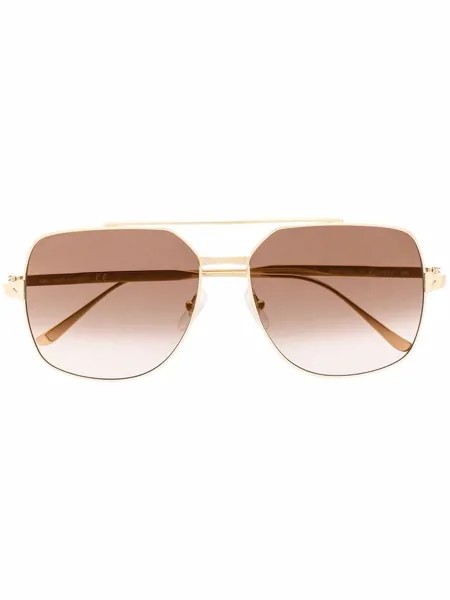 Cartier Eyewear солнцезащитные очки-авиаторы с эффектом градиента