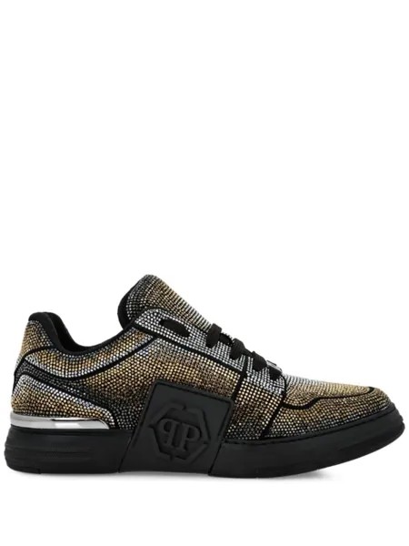 Philipp Plein кеды Hexagon, черный